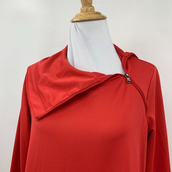 J.Jill Fit Jacket Womens XS Extra Small Shawl Asymmetrical Half Zip Thumbholes - Picture 3 of 13